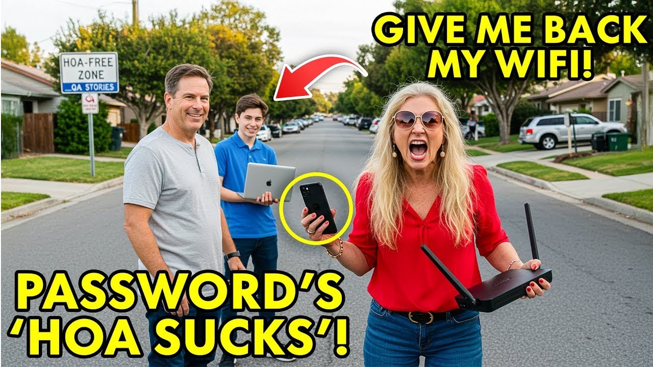 HOA Karen Lost It As My Cybersecurity Son Changed the WiFi Password — Unaware We’d Been Trac