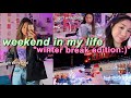 a WINTER weekend in my life ☃️ | oh polly haul, gingerbread houses, wrap gifts w/ me*