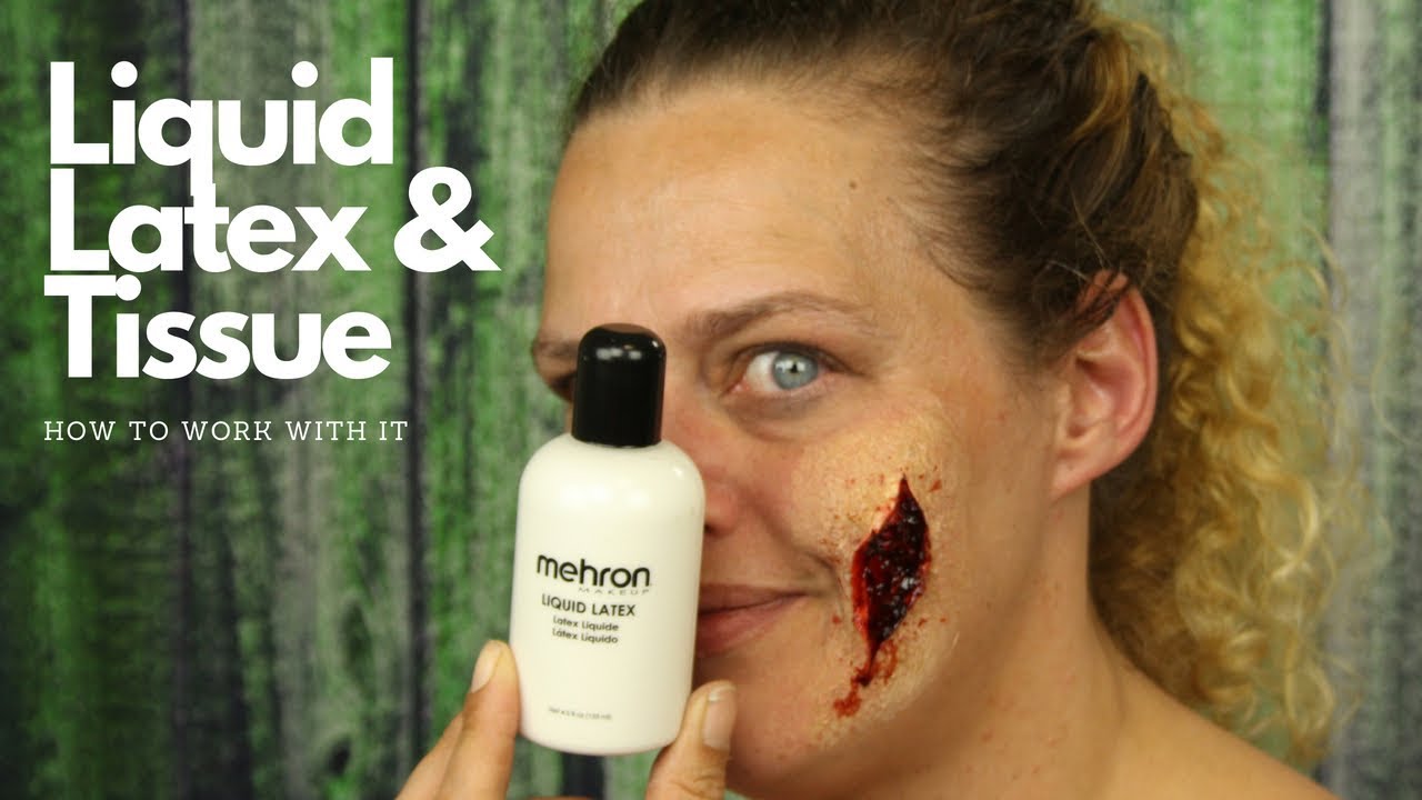 How to work with Liquid Latex and Tissue