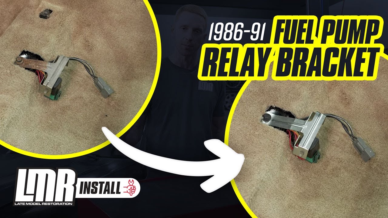 19861991 Fox Body Mustang Fuel Pump Relay Bracket Review & Install
