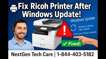 Fix Your Ricoh Printer Issue After Windows Update | Quick Support by NextGen Tech Care