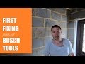 First Fix wiring an extension + test driving BOSCH TOOLS | Thomas Nagy