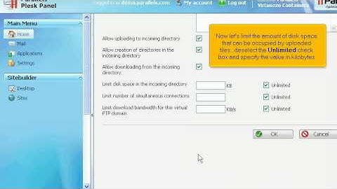 micfo | how to setup anonymous FTP access in Plesk