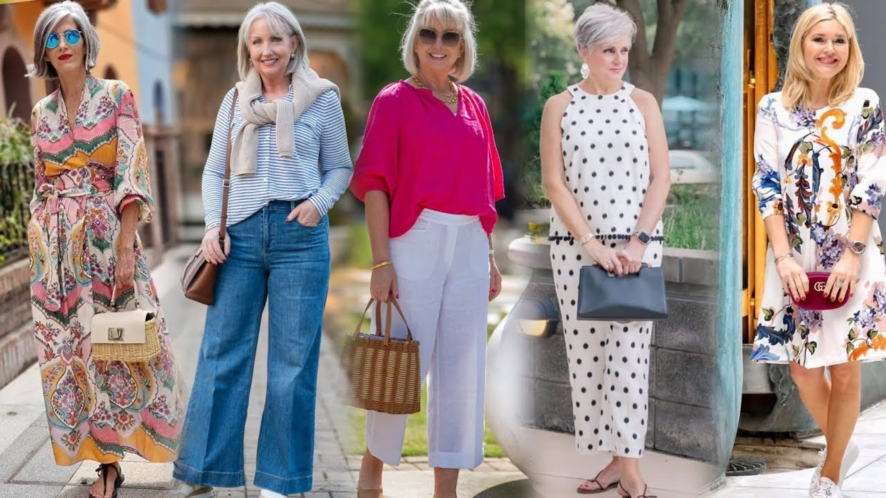 LOOKS PARA SEÑORAS DE 40 a 60 Años | Como vestir a partir de los 40