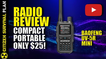 Baofeng UV-5R Mini Radio Review: Compact Power in Your Pocket 🔥
