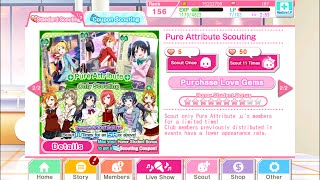 Love Live - Pure Attribute Scouting (1 10+1 and 1 Voucher)