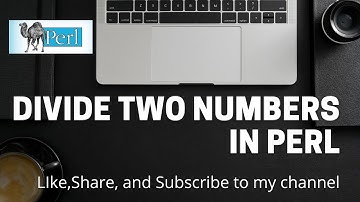 Divide Two Numbers in Perl