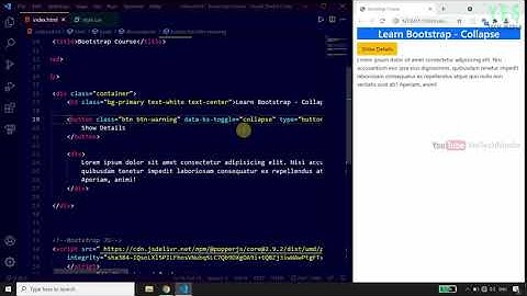 14. Collapse - Bootstrap Malayalam Tutorial