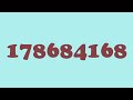 Colorful Numbers 1 to 1,234,567,890 Slow New Fonts
