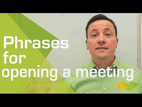 Video: How To Start A Conference