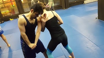 Drill: 50/50 CLINCH TO ARM DRAG - Sports tai Chi Push Hands w/ Coach Jan