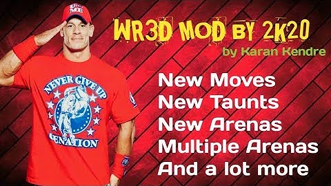 WR3D 2K20 MOD BY KARAN KENDRE!Mod Review In Description