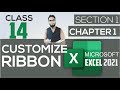 CLASS 14  II CUTOMIZE RIBBON IN MICROSOFT EXCEL