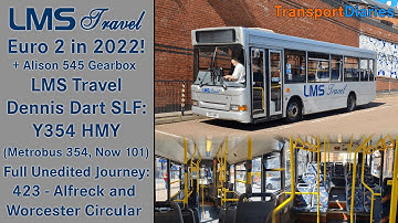 *Euro 2 Through the Countryside in 2022!* LMS Travel Dennis Dart SLF: Y354 HMY - Route 423