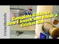 How to knock a cricket bat complete guide to my process