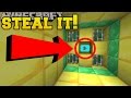 Minecraft: STEALING THE DIAMOND PLAY BUTTON!!! - Custom Map