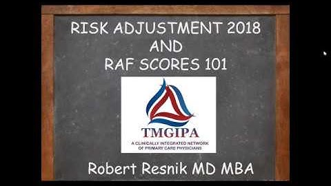 RISK ADJUSTMENT RAF CODING 2018