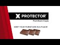 Furniture Cups by X-Protector - 3&quot; Furniture Caster Cups - Forget about scratches!