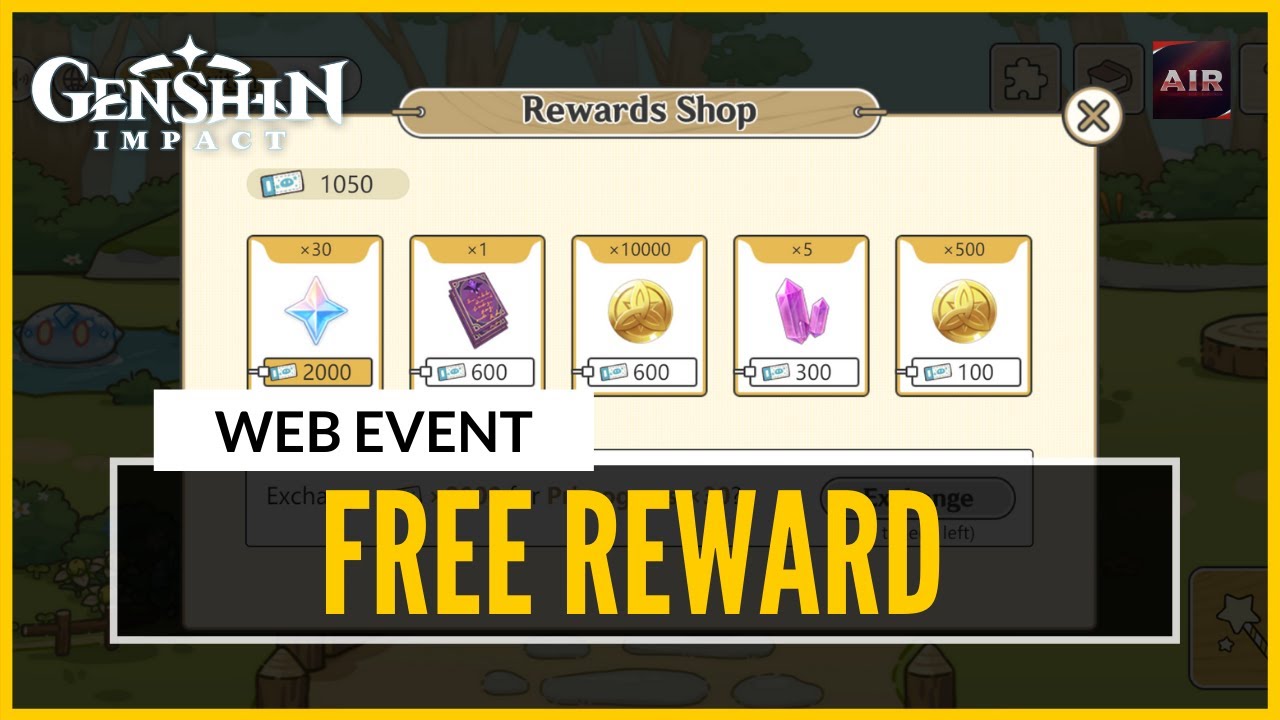 Genshin Impact F2p Must Do Event Slime Paradise Web Event Link In Description Youtube