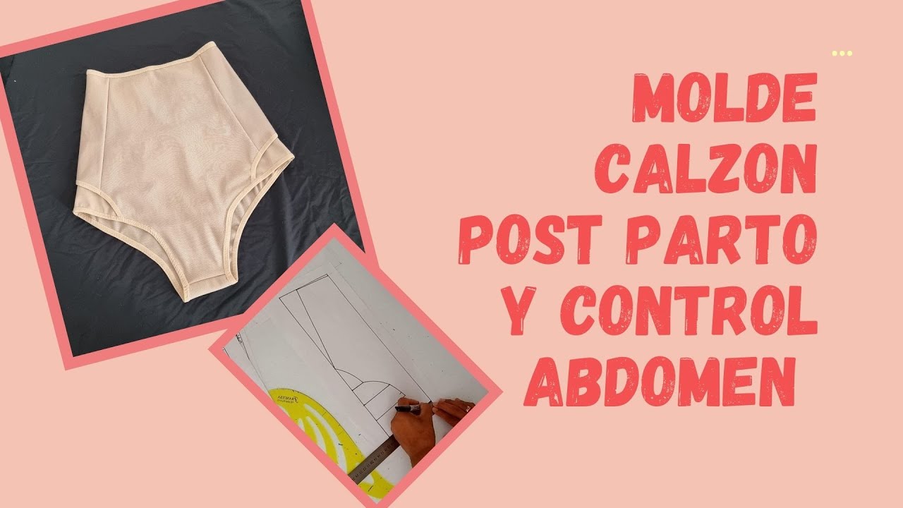 CÓMO HACER LOS MOLDES PASO A PASO DE UN PANTY FAJA LEVANTA COLA 