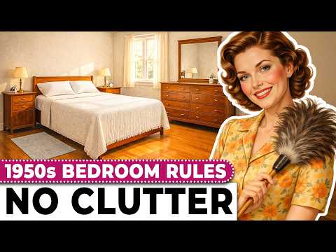 10 Reasons Bedrooms Were Always Clean in the 1950s