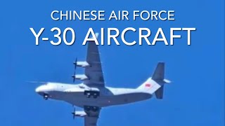 Y-30 aircraft. Chinese Air Force.