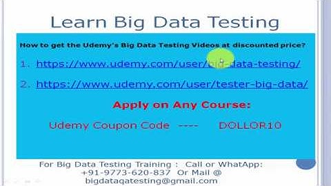 Big Data Testing - Hive Training Classes - Part 4
