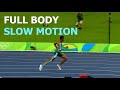 Running form the fastest 400m runner in the world