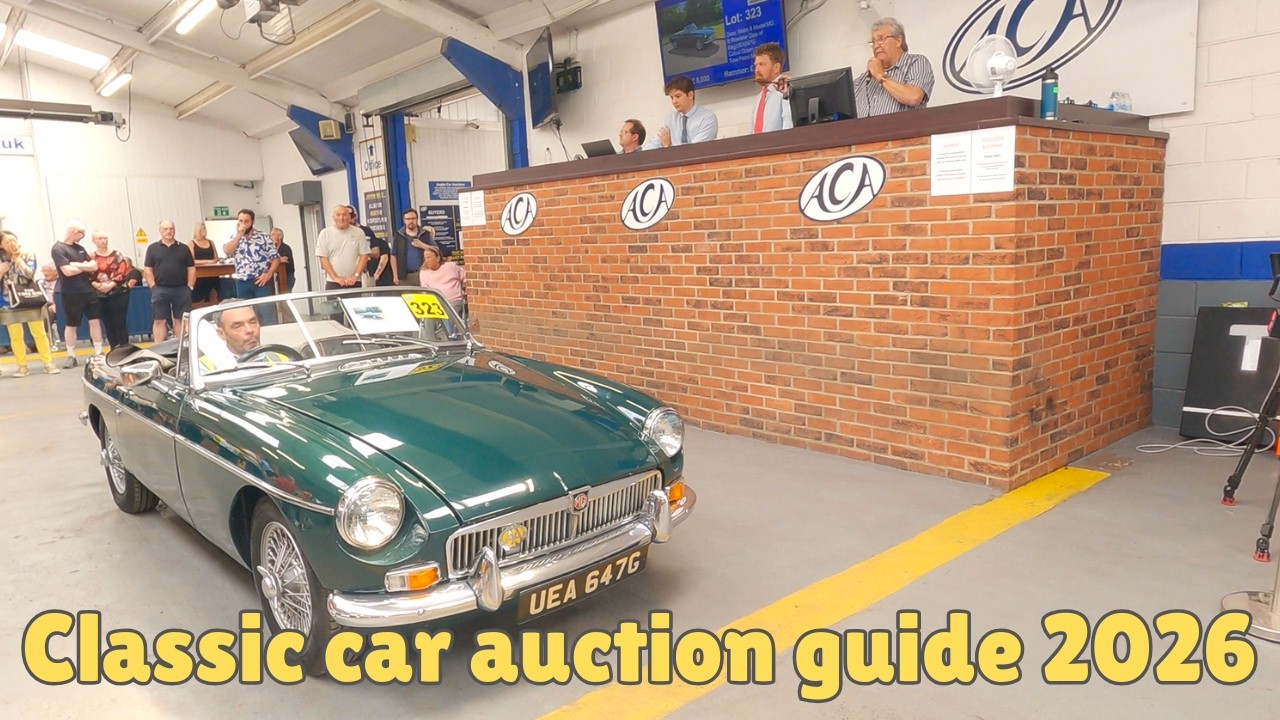 GUIDE to UK CLASSIC CAR AUCTIONS in 2026.