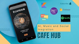 CafeHub - Enhancing the Cafe Experience with AI, Music(Spotify), and Social Integration | Mobile App screenshot 2