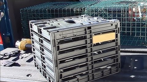 Where I bought and how to assemble stone crab traps