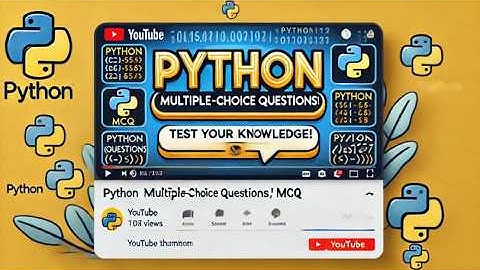 Part -1 | Test Your Python Knowledge with These Multiple-Choice Questions!