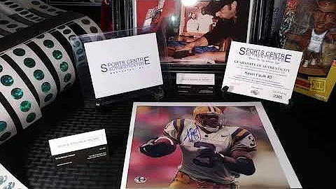 Patriots Kevin Faulk Autographed LSU 8x10 - (SCA Certificate # 64939 & Hologram # 44644) - (ERC) -