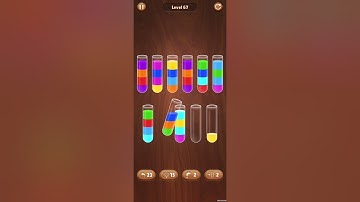 Color Water Sort Woody Puzzle Level 67 Walkthrough Solution Android/iOS