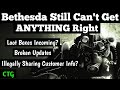 Bethesda Continues to Prove Their Own Incompetence