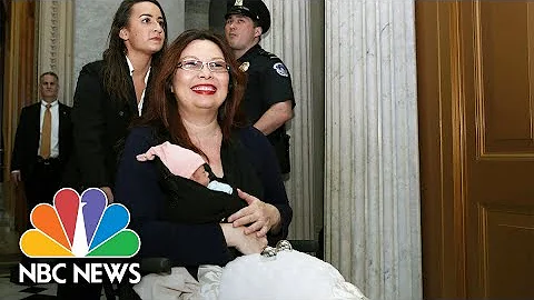 Senator Tammy Duckworth Report To Capitol Hill Wit...