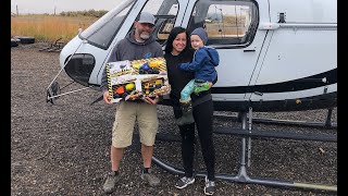 An unforgettable helicopter ride for a little boy who has days to live