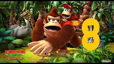 Donkey Kong Country Returns Part 8 Ruins 3-4 & 3-5 (Wii-3DS)