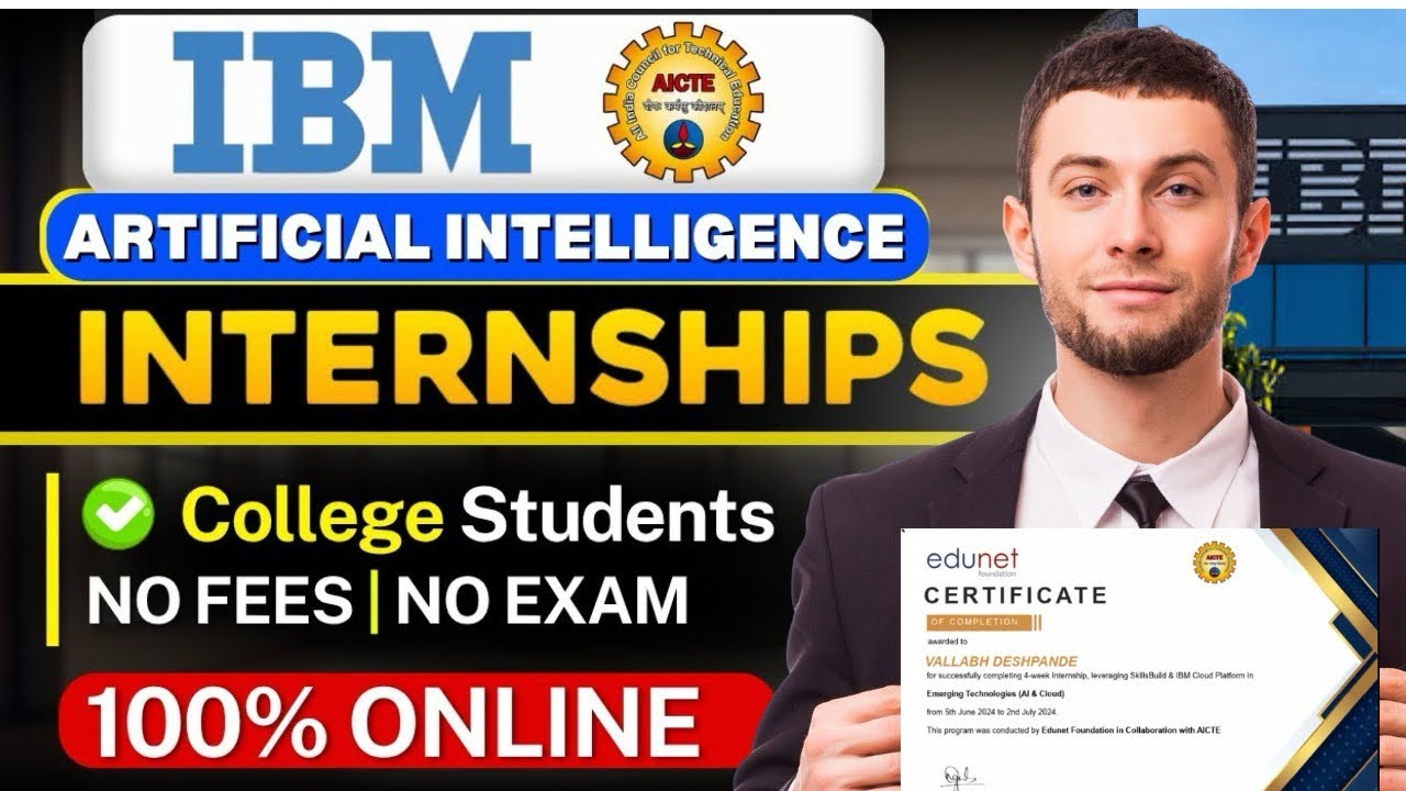 IBM Free Remote Internships 2025 | Artificial Intelligence Internship ...