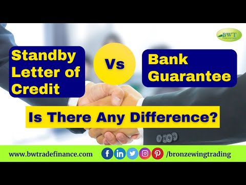 Video: Apa yang dimaksud dengan counter standby letter of credit?