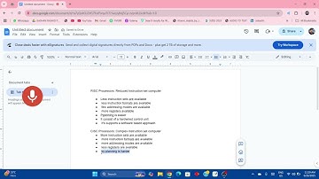 RISC CISC Processors - P3/9618