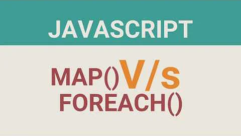 JavaScript map vs JavaScript foreach