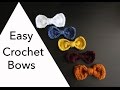 Easy 10 Minute Crochet Bows | Sewrella