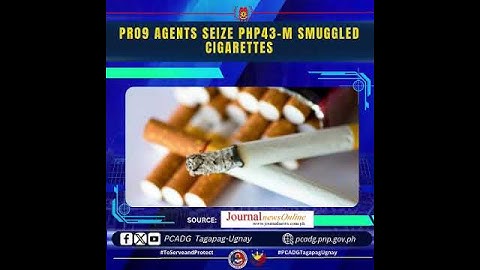 𝗣𝗥𝗢𝟵 𝗔𝗚𝗘𝗡𝗧𝗦 𝗦𝗘𝗜𝗭𝗘 𝗣𝗛𝗣𝟰𝟯-𝗠 𝗦𝗠𝗨𝗚𝗚𝗟𝗘𝗗 𝗖𝗜𝗚𝗔𝗥𝗘𝗧𝗧𝗘𝗦