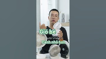 Quạt tích điện nhỏ gọn dưới 500k cho mùa hè này #shorts
