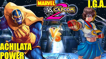 MvC2 Mvci Umvc3 I.G.A. vs ACHILATA POWER pt 2