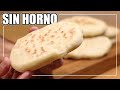 El mejor pan sin horno para sandwich en sartn  fcil y delicioso