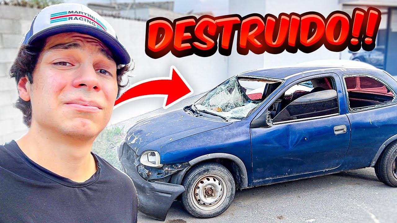 ASÍ QUEDÓ DESTRUÍDO MI CHEVY POP DESPUÉS DE SER VANDALIZADO POR COMPLETO - Yair17
