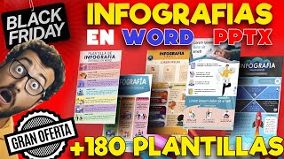 MÁS DE 180 Plantillas de INFOGRAFIAS en WORD y POWERPOINT a un Precio Increible 😲🤩