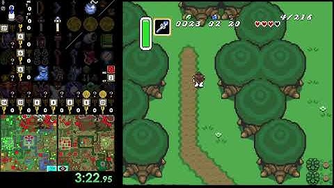 A Link to the Past randomizer: Crosskeys2024 stepladder race